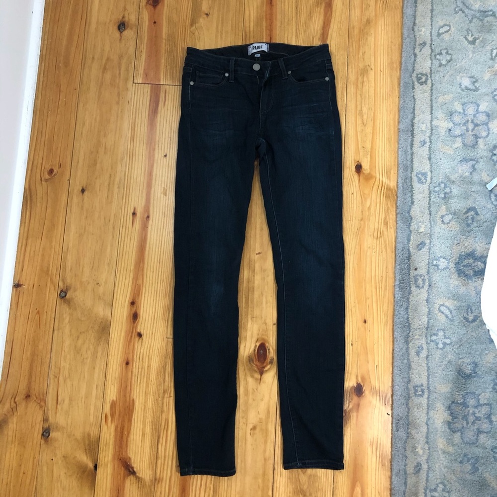 Paige dark wash straight jeans